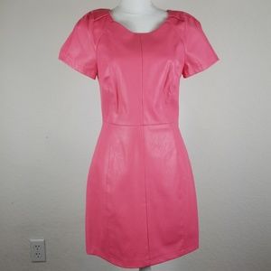 Armani Exchange NWT bubble gum pink vegan leather